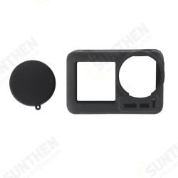 PU330B Protective Housing Case with Lens Cover Cap for DJI Osmo Action Sports Camera PU330B Protective Housing Case with Lens Cover Cap for DJI Osmo Action Sports Camera