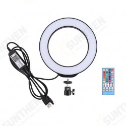 PU429 Dimmable 4.7 Inch 16cm RGB RGBW bluetooth Wireless APP Control Video Ring Light with Remote for Youtube Tik Tok Live Streaming PU429 Dimmable 4.7 Inch 16cm RGB RGBW bluetooth Wireless APP Control Video Ring Light with Remote for Youtube Tik Tok Live Streaming