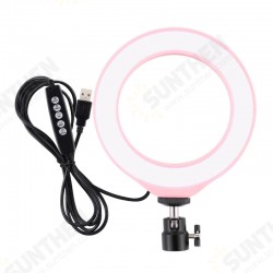 PU432F 6.2 inch 16cm RGBW Dimmable LED Ring Light 10 Modes 8 Colors USB for Youtube Live Broadcast Vlogging Selfie PU432F 6.2 inch 16cm RGBW Dimmable LED Ring Light 10 Modes 8 Colors USB for Youtube Live Broadcast Vlogging Selfie