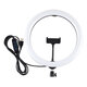 PU457B 11.8 inch 30cm 3200K 6500K 3 Modes Dimmable Dual Color Temperature LED Ring Light for Vlogging Selfie Photography Video with Phone Clamp PU457B 11.8 inch 30cm 3200K 6500K 3 Modes Dimmable Dual Color Temperature LED Ring Light for Vlogging Selfie Photography Video with Phone Clamp