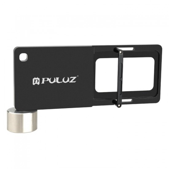 PU526B Mobile Phone Gimbal Switch Mount Plate Adapter Handheld Stabilizer Clamp Compatible for GoPro HERO 9 Black/HERO 8 Black