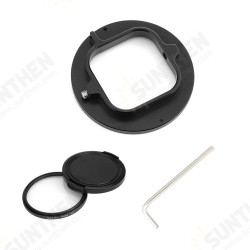 PU528 52mm UV Lens Filter Adapter Ring for GoPro HERO9 Black Sports Camera Acccessories PU528 52mm UV Lens Filter Adapter Ring for GoPro HERO9 Black Sports Camera Acccessories