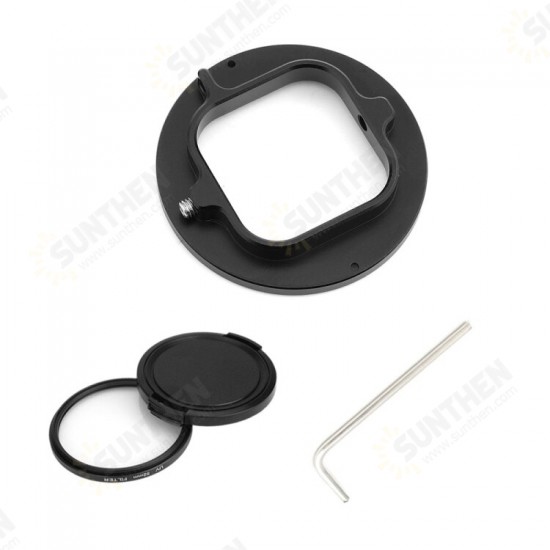 PU528 52mm UV Lens Filter Adapter Ring for GoPro HERO9 Black Sports Camera Acccessories PU528 52mm UV Lens Filter Adapter Ring for GoPro HERO9 Black Sports Camera Acccessories