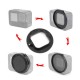 PU528 52mm UV Lens Filter Adapter Ring for GoPro HERO9 Black Sports Camera Acccessories