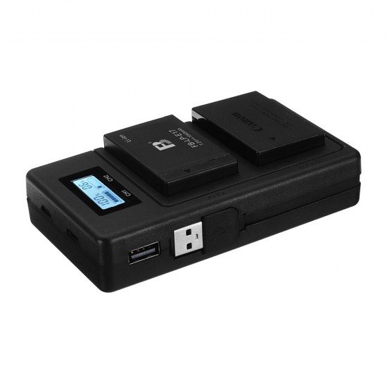Palo LP-E17-C USB Rechargeable Battery Charger Mobile Phone Power Bank for Canon LP-E17
