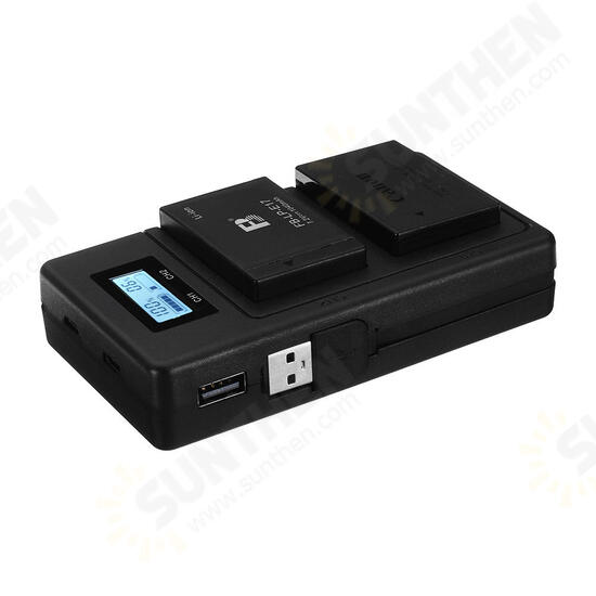 Palo LP-E17-C USB Rechargeable Battery Charger Mobile Phone Power Bank for Canon LP-E17