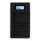 Palo LP-E6-C USB Rechargeable Battery Charger Mobile Phone Power Bank for Canon LP-E6 DSLR Camera Battery with LED Indicator