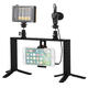 PKT3024 4 in 1 Video Rig Stabilizer Grip Microphone Video Light Tripod for Mobile Phone PKT3024 4 in 1 Video Rig Stabilizer Grip Microphone Video Light Tripod for Mobile Phone