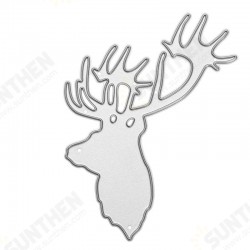 Reindeer Pattern Scrapbook DIY Album Card Paper Craft Maker Metal Dies Cutting Stencils Reindeer Pattern Scrapbook DIY Album Card Paper Craft Maker Metal Dies Cutting Stencils