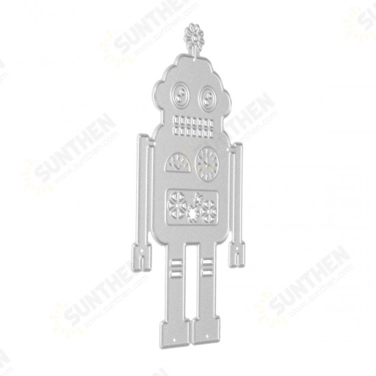 Robot Pattern DIY Cutting Scrapbook Card Photo Album Paper Embossing Craft Decoration