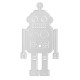 Robot Pattern DIY Cutting Scrapbook Card Photo Album Paper Embossing Craft Decoration