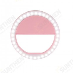 Round LED Ring Light Flash Fill Lamp Clip Camera for Mobile Phone Smartphone Selfie Photography Live Streaming Broadcast Without Battery Round LED Ring Light Flash Fill Lamp Clip Camera for Mobile Phone Smartphone Selfie Photography Live Streaming Broadcast Without Battery