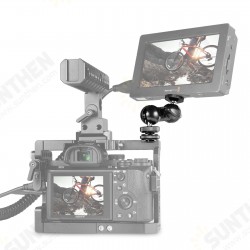 1135 Magic Arms Cool Ball Head V1 Multifunction Double Ball Head with Shoe Mount & 1/4 inch Screw for Monitors Led Light 1135 Magic Arms Cool Ball Head V1 Multifunction Double Ball Head with Shoe Mount & 1/4 inch Screw for Monitors Led Light