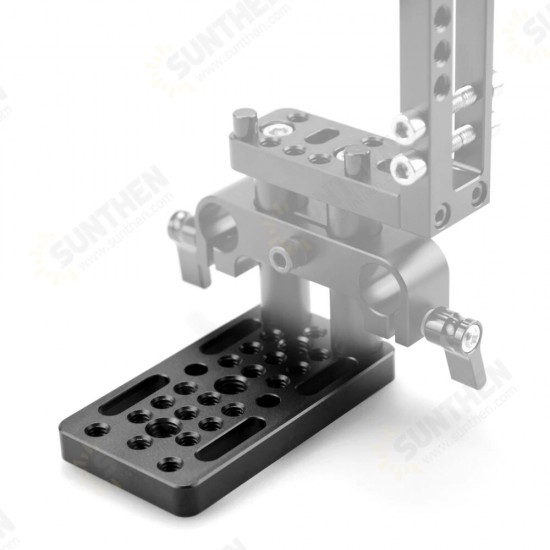 1598 Video Switching Cheese Plate Camera Quick Release Plate for Dovetails and Short Rods For DSLR Camera Cage Rig