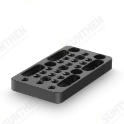 1598 Video Switching Cheese Plate Camera Quick Release Plate for Dovetails and Short Rods For DSLR Camera Cage Rig 1598 Video Switching Cheese Plate Camera Quick Release Plate for Dovetails and Short Rods For DSLR Camera Cage Rig