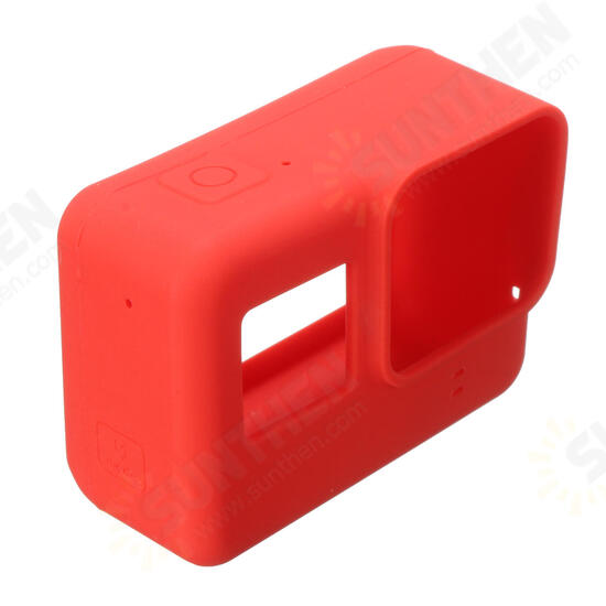 Soft Silicone Housing Case Protective Cover And Lens Cap For GoPro Hero 5 Camera