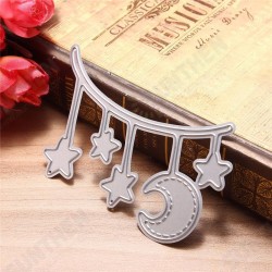 Star Moon Metal DIY Cutting Dies Stencil Scrapbook Card Album Paper Embossing Craft Star Moon Metal DIY Cutting Dies Stencil Scrapbook Card Album Paper Embossing Craft