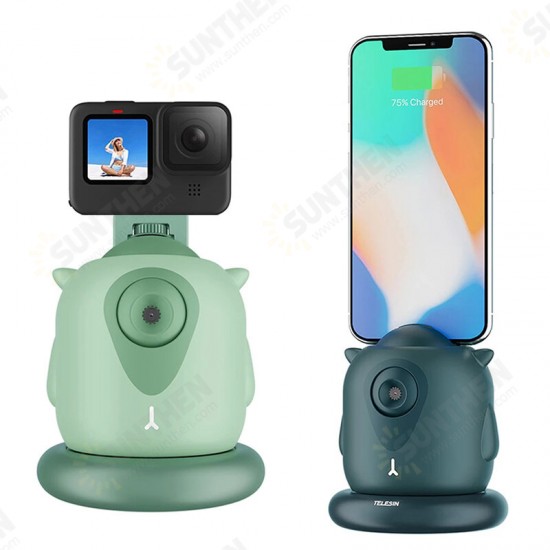 360° Rotation Auto Face Tracking Smart Follow Shooting Gimbal Holder Stand for Gopro DJI SJAM Action Camera for Smartphone Mobile Phone 360° Rotation Auto Face Tracking Smart Follow Shooting Gimbal Holder Stand for Gopro DJI SJAM Action Camera for Smartphone Mobile Phone
