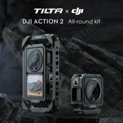 TA-T26 DJI Action 2 Shock Absorbing Camera Cage Kit for DJI Osmo Action 2 Protection Case TA-T26 DJI Action 2 Shock Absorbing Camera Cage Kit for DJI Osmo Action 2 Protection Case
