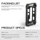TA-T26 DJI Action 2 Shock Absorbing Camera Cage Kit for DJI Osmo Action 2 Protection Case TA-T26 DJI Action 2 Shock Absorbing Camera Cage Kit for DJI Osmo Action 2 Protection Case