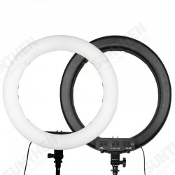 TRAVOR 18 Inch Ring Lamp Bi-Color Dimmable Ring LED Video Beauty Light for YouTube Video Live Lighting Photography TRAVOR 18 Inch Ring Lamp Bi-Color Dimmable Ring LED Video Beauty Light for YouTube Video Live Lighting Photography