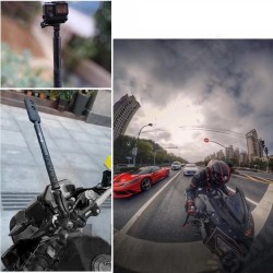 TUYU Motorcycle Bike Invisible Selfie Stick Monopod Handlebar Mount Bracket for GoPro Insta360 Sport Action Camera Accessories TUYU Motorcycle Bike Invisible Selfie Stick Monopod Handlebar Mount Bracket for GoPro Insta360 Sport Action Camera Accessories