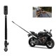 TUYU Motorcycle Bike Invisible Selfie Stick Monopod Handlebar Mount Bracket for GoPro Insta360 Sport Action Camera Accessories