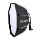 Triopo 55cm 65cm 90cm Portable Octagon Umbrella Softbox Outdoor Soft Box for Canon Flash Light