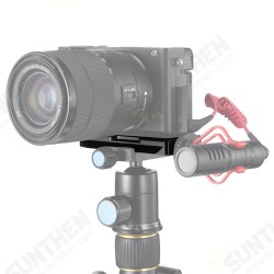 R020 Horizontal Vertical Quick Release Plate with Cold Shoe Mount for DSLR Camera R020 Horizontal Vertical Quick Release Plate with Cold Shoe Mount for DSLR Camera