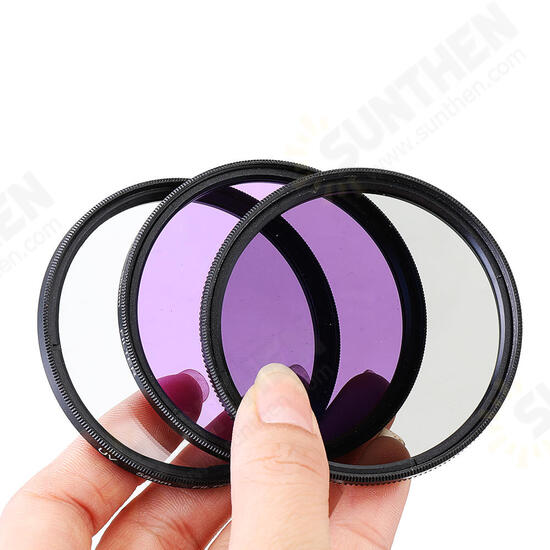 UV FLD CPL 49/52/55/58/62/67/72/77mm Lens Filter Kit Set