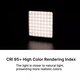 CL15 Mini Cube Video Light 2700K-8500K Magnetic Suction Cup Lamp with 1/4 inch Screw Hole for Laptop Computer Lighting Conference Mobile Phone Selfie