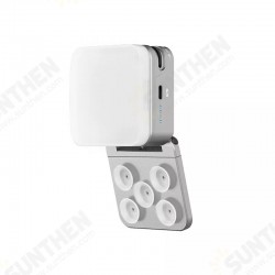 CL15 Mini Cube Video Light 2700K-8500K Magnetic Suction Cup Lamp with 1/4 inch Screw Hole for Laptop Computer Lighting Conference Mobile Phone Selfie CL15 Mini Cube Video Light 2700K-8500K Magnetic Suction Cup Lamp with 1/4 inch Screw Hole for Laptop Computer Lighting Conference Mobile Phone Selfie
