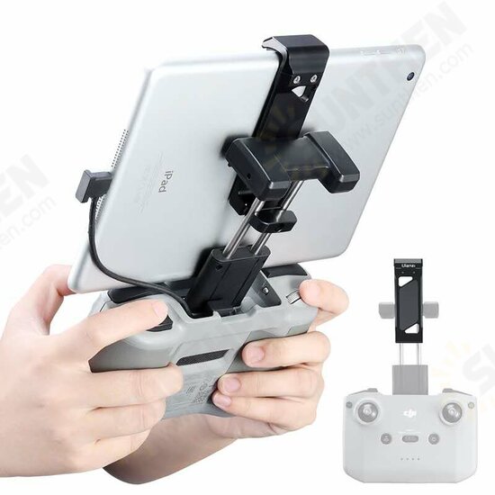 DR-08 Dji Mavic Air 2 Metal Extension Plate Clip for DJI Mavic Air 2 Drone Monitor Clip Clamp Drone Monitor Holder Camera