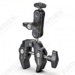 R094 Multi-functional Super Clamp Aluminum Alloy Magic Arm with Claw Clip Universal Monitor Bracket BallHead Clamp Holder Stand for Camera LED Light R094 Multi-functional Super Clamp Aluminum Alloy Magic Arm with Claw Clip Universal Monitor Bracket BallHead Clamp Holder Stand for Camera LED Light