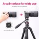 U-190 Panoramic Tripod Head for Hydraulic Fluid Video Damping Gimbal for Tripod Monopod Camera Holder Stand Mobile SLR DSLR