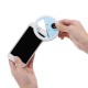 Universal Selfie LED Ring Flash 0.63x Wide-Angle Macro Phone External Lens Camera for Cell Phone