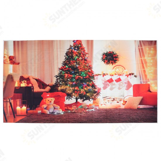 W-244 Christmas Photography Backdrop Cloth Family Photo Shoot Props Christmas Background Decoration W-244 Christmas Photography Backdrop Cloth Family Photo Shoot Props Christmas Background Decoration