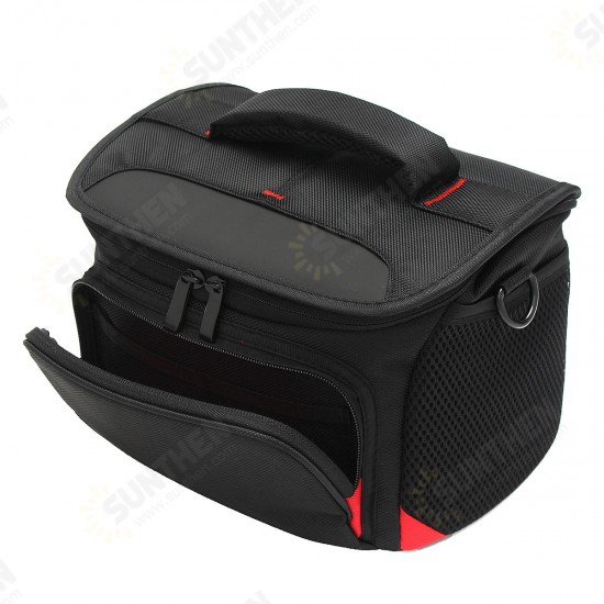 Waterproof Camera Shoulder Bag Travel Carrying Case with Rain Cover For DSLR SLR Camera Flash Lens