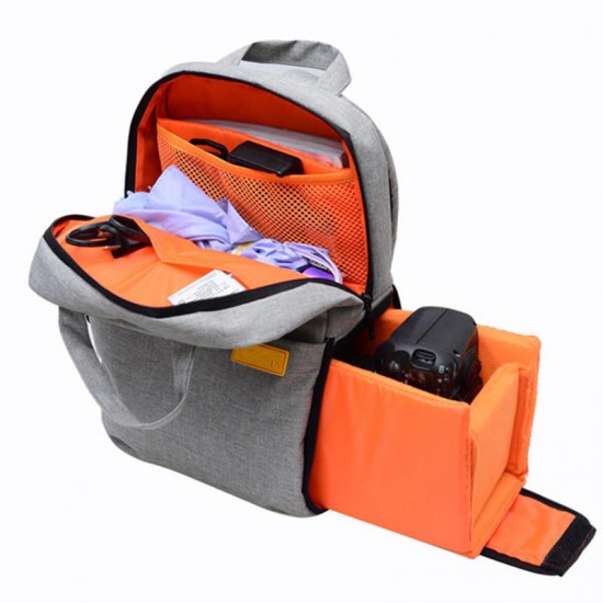 009 Camera Bag Backpack with Padded Insert Bag Tripod Strap for DSLR Camera Lens