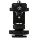CLOVE-TCB01 Quick Release Plate Gimbal Clamp Quick Release Clip 1/4 Screw Mount for DSLR Camera Fill Light Microphone Tripod Monopod