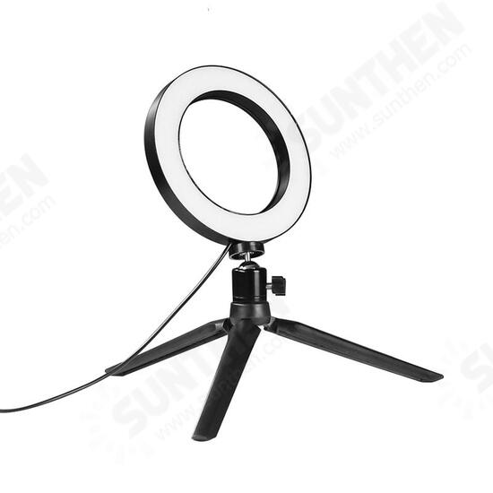 Dimmable 3500-5500k Selfie Studio Live Video Ring Light With Phone Holder for Youtube Tiktok Live Streaming