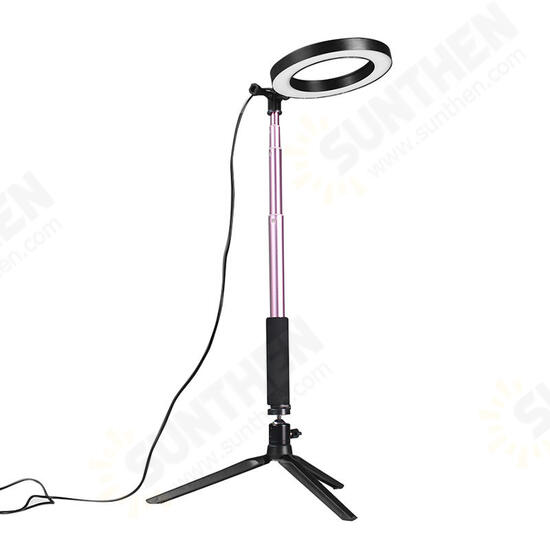 Dimmable 3500-5500k Selfie Studio Live Video Ring Light With Phone Holder for Youtube Tiktok Live Streaming