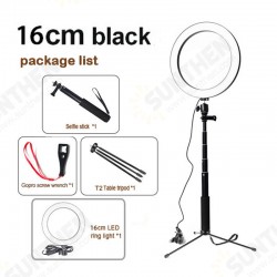 5500K Dimmable Video Light 16cm LED Ring Lamp with Wrench Selfie Stick tripod for Youtube Tik Tok Live Streaming 5500K Dimmable Video Light 16cm LED Ring Lamp with Wrench Selfie Stick tripod for Youtube Tik Tok Live Streaming