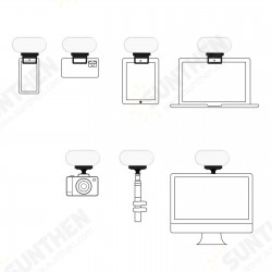 Z2 Video Light 2600K-6000k Fill Lamp with Three Stands for Camera Sport Cameras PC Laptop Phone Tripod Monopod for Live Broadcast Youtube Photography Studio Z2 Video Light 2600K-6000k Fill Lamp with Three Stands for Camera Sport Cameras PC Laptop Phone Tripod Monopod for Live Broadcast Youtube Photography Studio