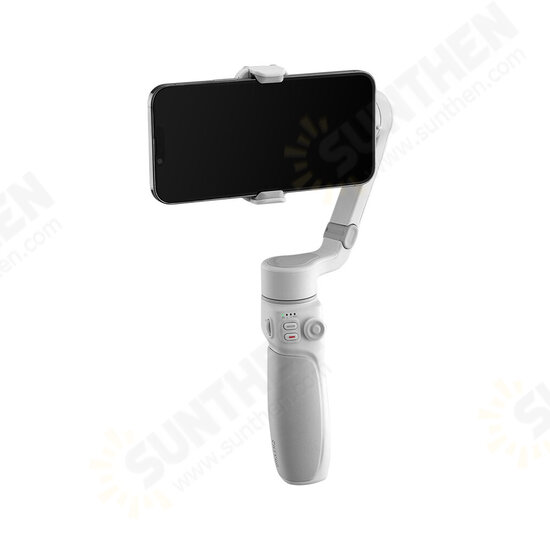 Smooth Q4 3-Axis Handheld Gimbal Stabilizer for iPhone 13 Pro 11 12 for Samsung Galaxy HuXiaomi Oneplus Smartphone 215mm Extension Rod Foldable Vlogging TikTok YouTube