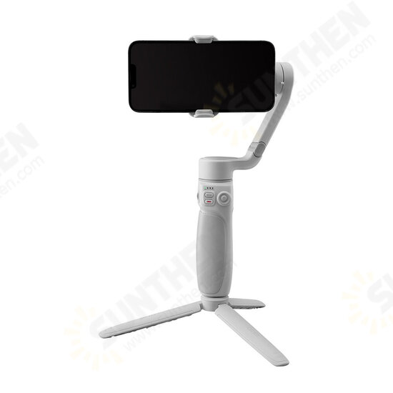 Smooth Q4 3-Axis Handheld Gimbal Stabilizer for iPhone 13 Pro 11 12 for Samsung Galaxy HuXiaomi Oneplus Smartphone 215mm Extension Rod Foldable Vlogging TikTok YouTube