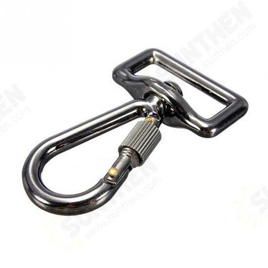 Zinc Alloy Quick Release Trigger Snap Hook Ring Carabiner Screw Lock for DSLR Camera Bags Sling Strap