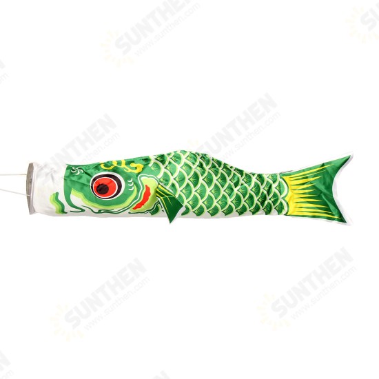 100cm Koi Nobori Carp Wind Sock Koinobori Fish Kite Flag Hanging Decor