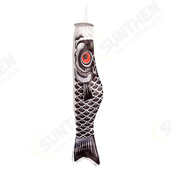 100cm Koi Nobori Carp Wind Sock Koinobori Fish Kite Flag Hanging Decor