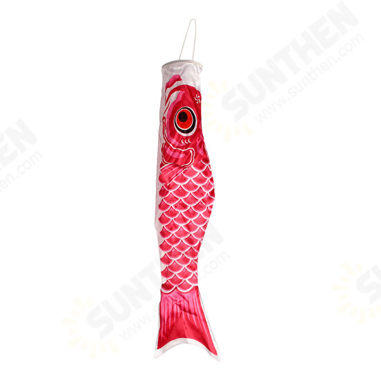 100cm Koi Nobori Carp Wind Sock Koinobori Fish Kite Flag Hanging Decor